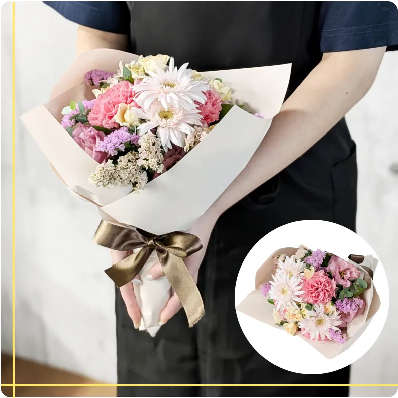 おまかせ花束 Mサイズ|GOMENNE-FLOWER(ごめんねフラワー)メッセージ おまかせ花束 Mサイズ|GOMENNE-FLOWER(ごめんねフラワー)メッセージ